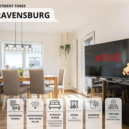 Relaxapartment Fuer Bis Zu 8 Gaeste, Familienfreundlich, Mit Viel Platz Und Garten Ravensburg Eksteriør billede